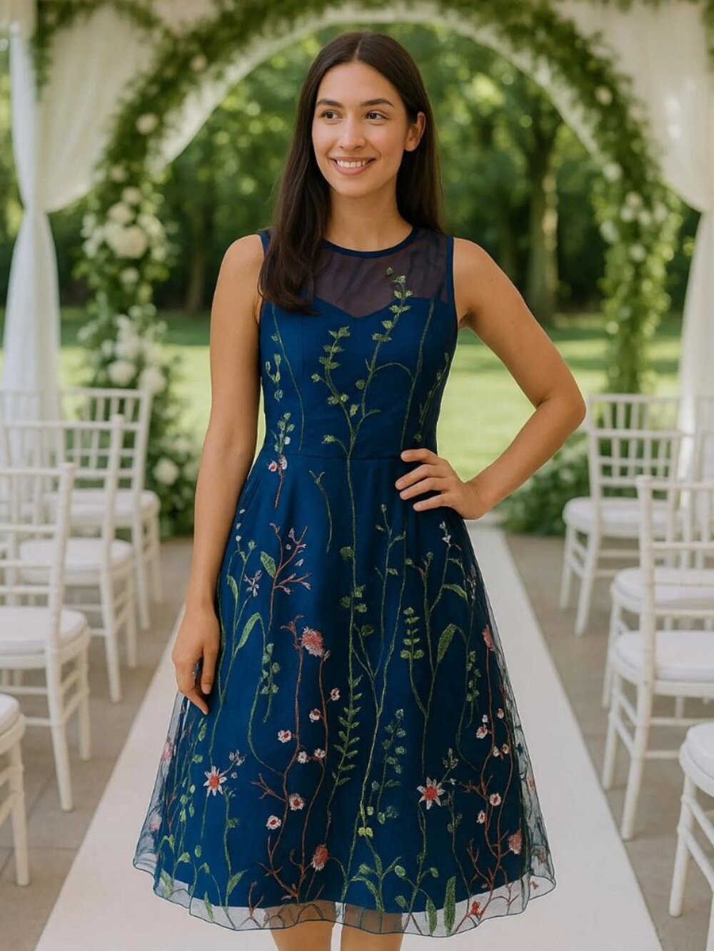 Beautiful Handmade Special Occasion Dress M New